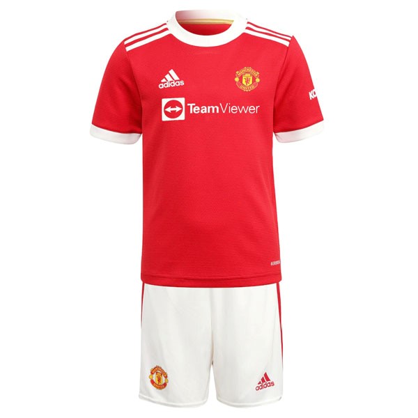 Camiseta Manchester United 1ª Kit Niño 2021 2022 Rojo